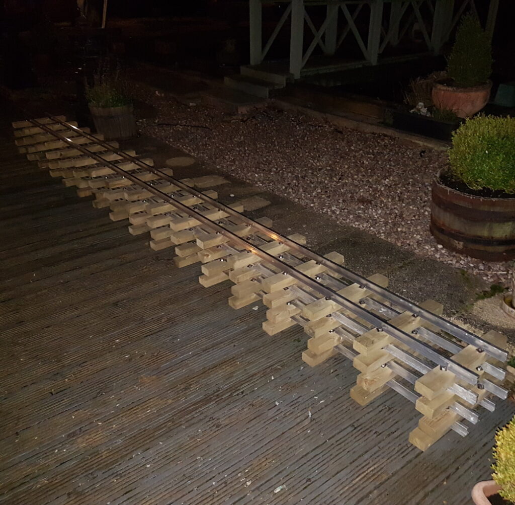 Stack of track panels